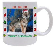 Coyote Christmas Mug