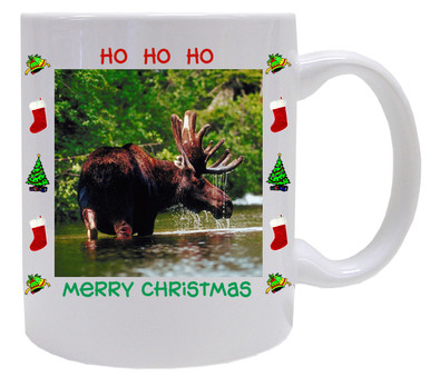 Moose Christmas Mug