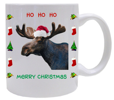 Moose Christmas Mug