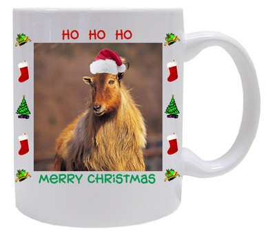 Mountain Goat Christmas Mug