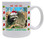 Raccoon Christmas Mug