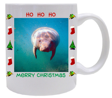 Manatee Christmas Mug