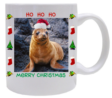 Sea Lion Christmas Mug