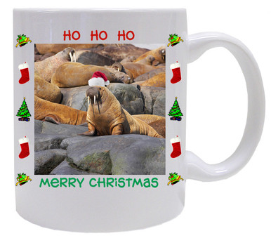 Walrus Christmas Mug