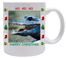Crocodile Christmas Mug