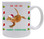 Gecko Christmas Mug