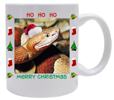 Copperhead Snake Christmas Mug