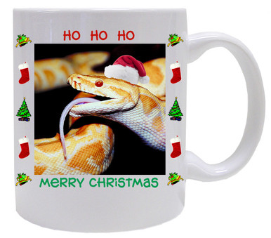 Python Snake Christmas Mug