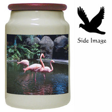 Flamingo Canister Jar