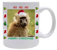 Baboon Christmas Mug