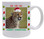 Cheetah Christmas Mug