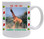 Giraffe Christmas Mug