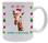 Giraffe Christmas Mug