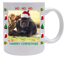 Gorilla Christmas Mug