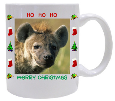 Hyena Christmas Mug