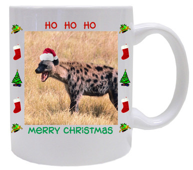 Hyena Christmas Mug