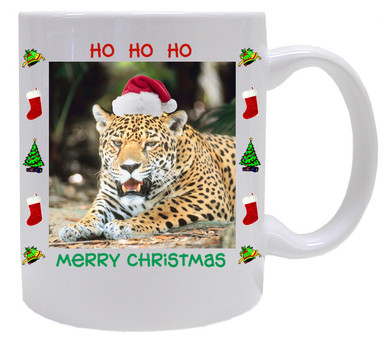 Jaguar Christmas Mug