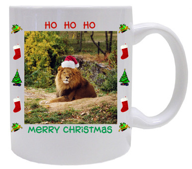 Lion Christmas Mug