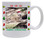 Snow Leopard Christmas Mug