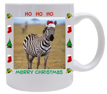 Zebra Christmas Mug