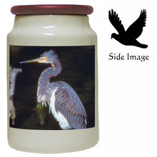 Louisiana Heron Canister Jar