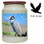 Yellow Crowned Heron Canister Jar