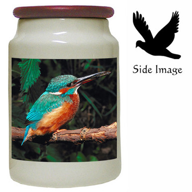 Kingfisher Canister Jar