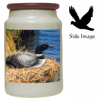 Loon Canister Jar