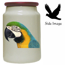 Macaw Canister Jar