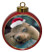 Sea Lion Ceramic Red Drum Christmas Ornament
