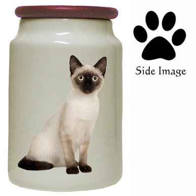 Siamese Cat Canister Jar