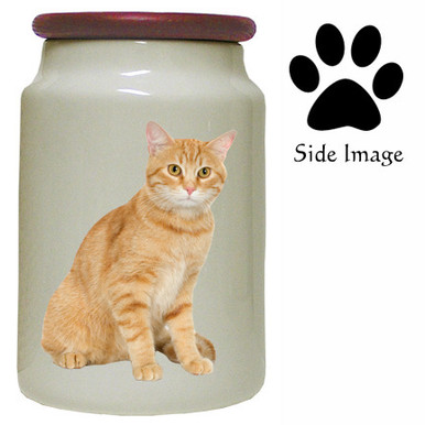 Tabby Cat Canister Jar