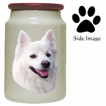 American Eskimo Dog Canister Jar