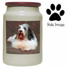 Bearded Collie Canister Jar