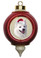 American Eskimo Dog Victorian Red & Gold Christmas Ornament