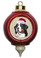 Bernese Mountain Dog Victorian Red & Gold Christmas Ornament