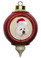 Bichon Victorian Red & Gold Christmas Ornament