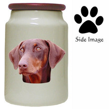 Doberman Canister Jar