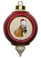 Haflinger Victorian Red and Gold Christmas Ornament