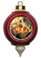 Clownfish Victorian Red and Gold Christmas Ornament