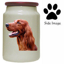 Irish Setter Canister Jar