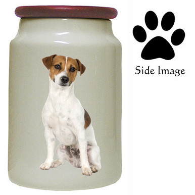 Jack Russell Terrier Canister Jar