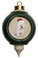 Bichon Victorian Green & Gold Christmas Ornament