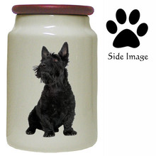 Scottish Terrier Canister Jar