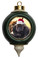 Gorilla Victorian Green and Gold Christmas Ornament