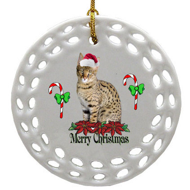 Savannah Porcelain Christmas Ornament
