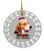 Beagle Porcelain Christmas Ornament