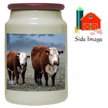 Cow Canister Jar