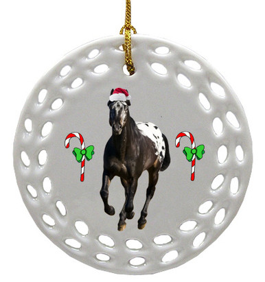 Appaloosa Porcelain Christmas Ornament
