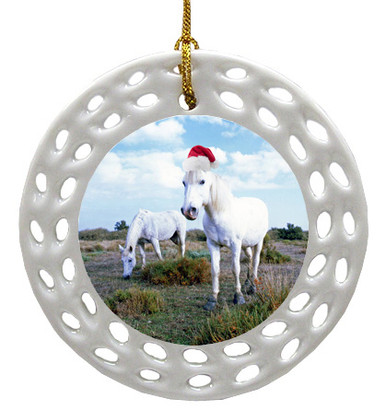 Camargue Porcelain Christmas Ornament